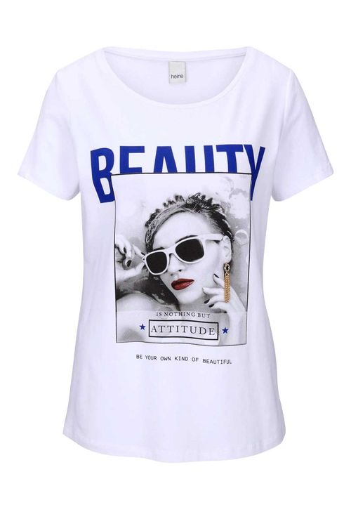 Damen Shirt weiß bunt Heine