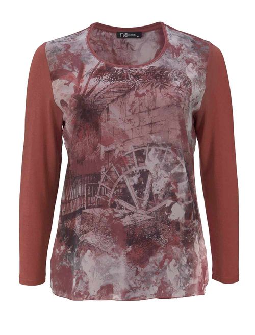 Druckshirt m. Nieten, bunt...