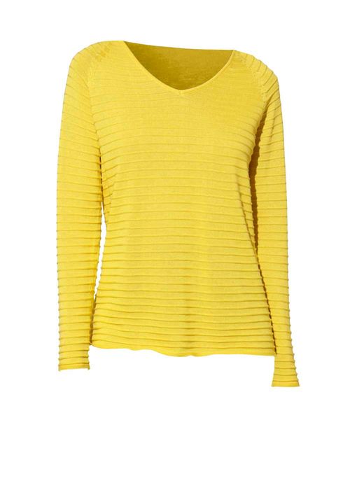 Strickpullover gelb von...