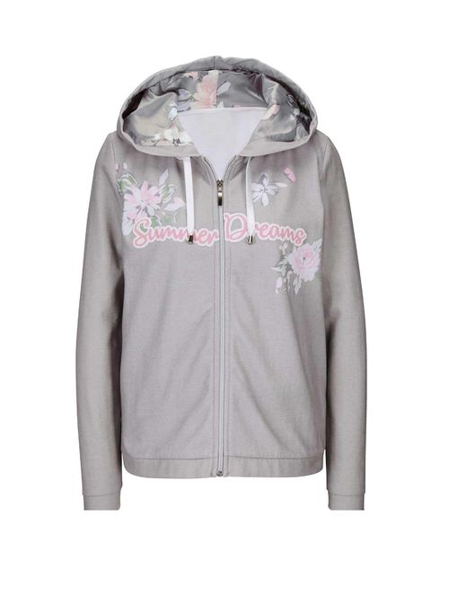Pullover helltaupe gemustert...