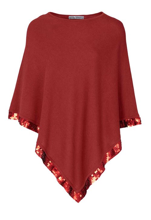 Poncho Damen Winter Cape...
