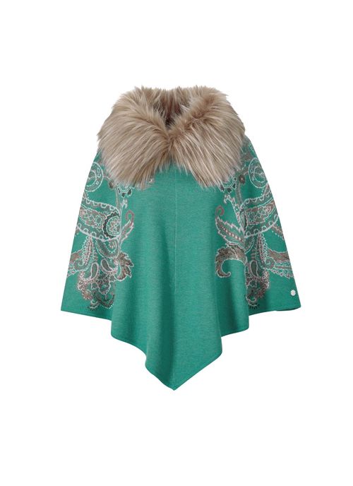 Kaschmir-Merino-Poncho m....