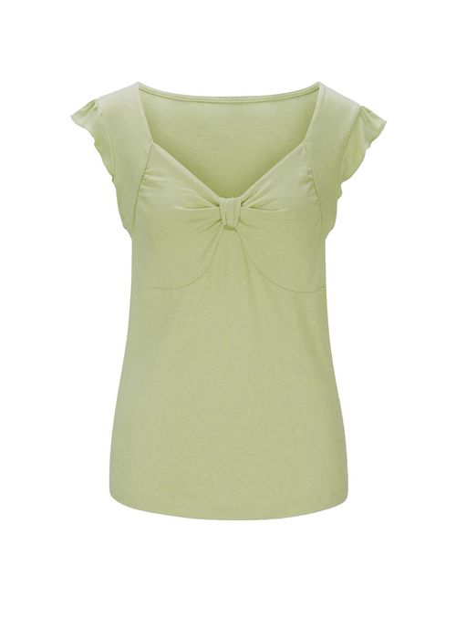 Designer-Knotenshirt, lindgrün