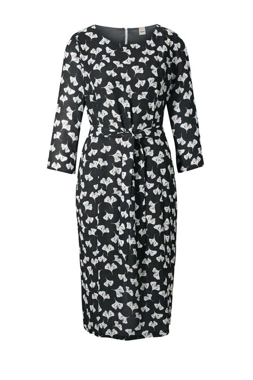 Heine Kleid, schwarz-offwhite...