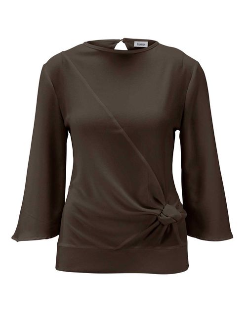 Bluse, schokobraun von HEINE...
