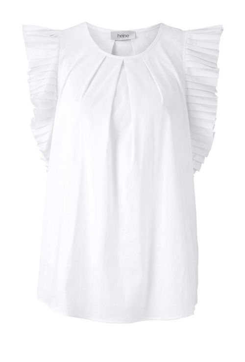 Heine Damen Bluse weiß
