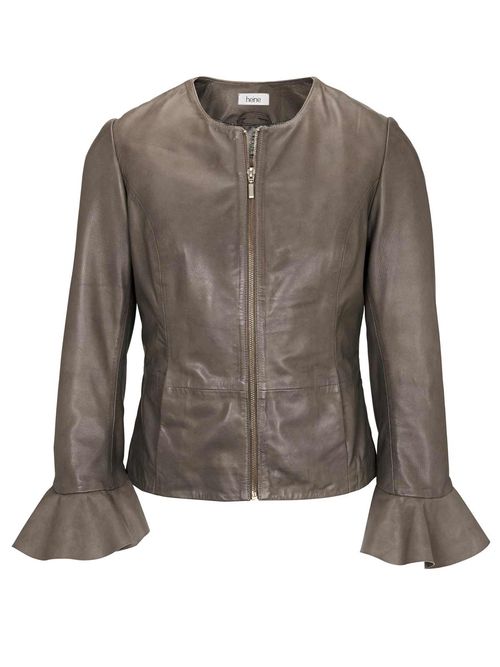 Heine Damen Lederjacke echtes...