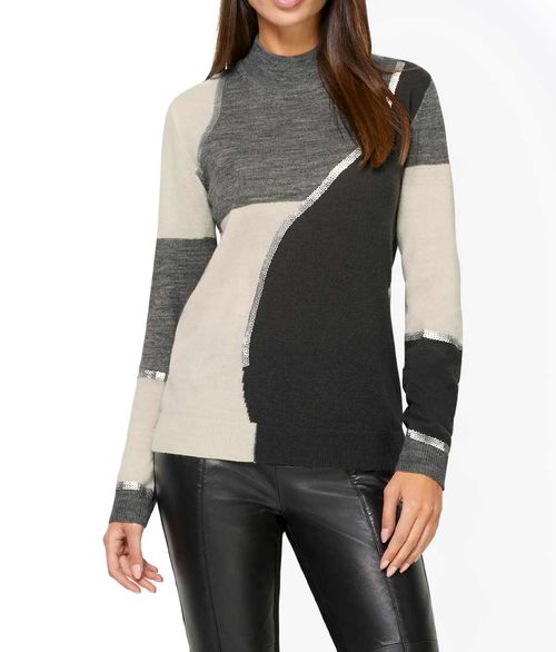 Damen Wollpullover mit...