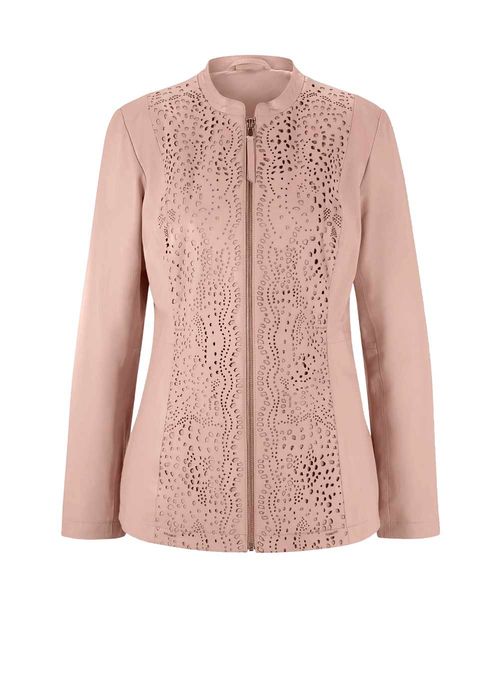 Damen Jacke Lederjacke...