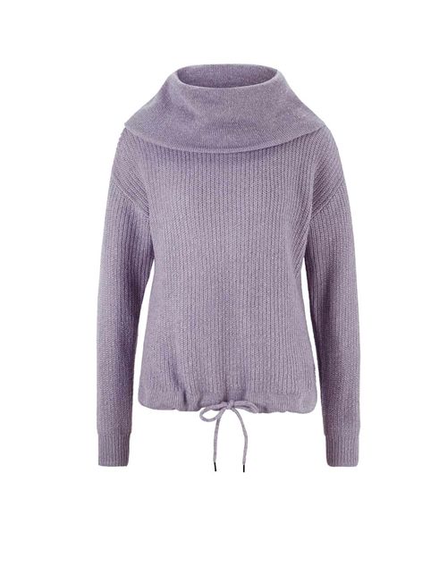 Rollkragenpullover, flieder