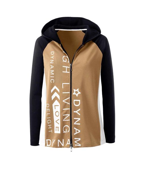 Damen Jacke Sweat Sweatjacke...
