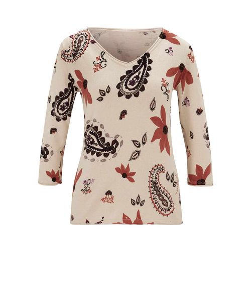 Damen Pullover mit Blütendruck