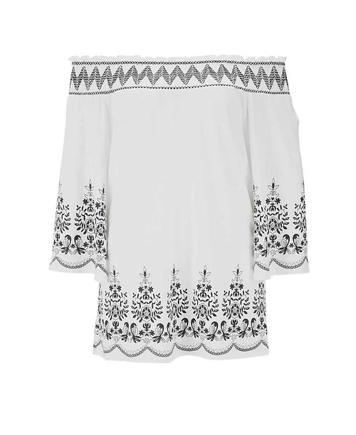 Damen Carmenshirt mit...