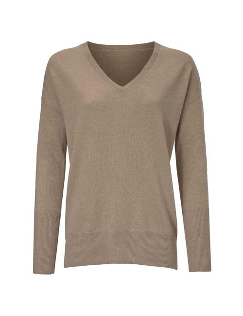 Kaschmirpullover, camel