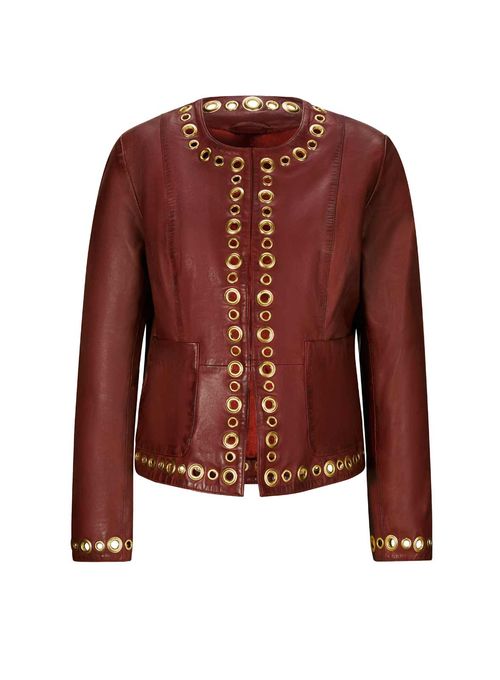 Damen Lederjacke Lederblazer...