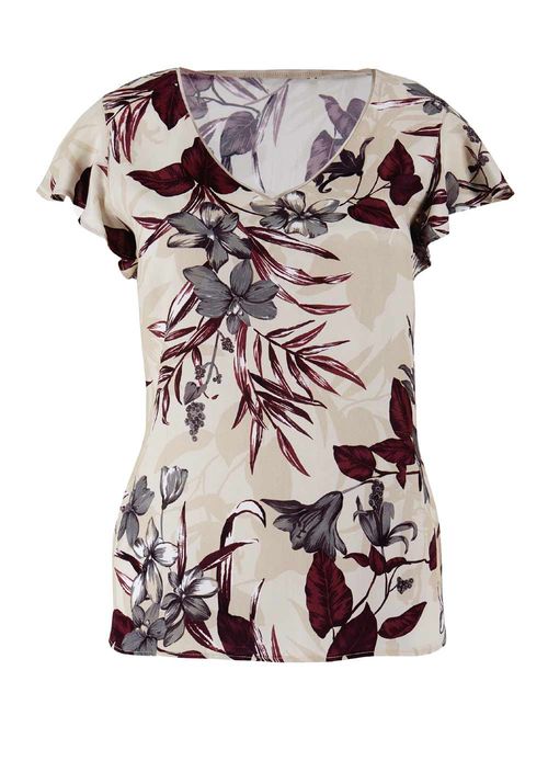 Damen Shirt Bluse Blusenshirt...
