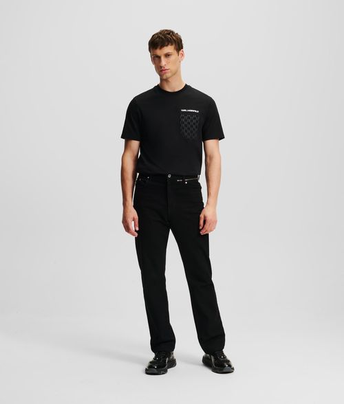Karl Lagerfeld, Gerade Jeans...