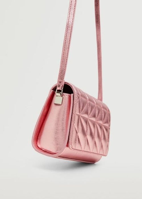 Metallic padded bag pink -...