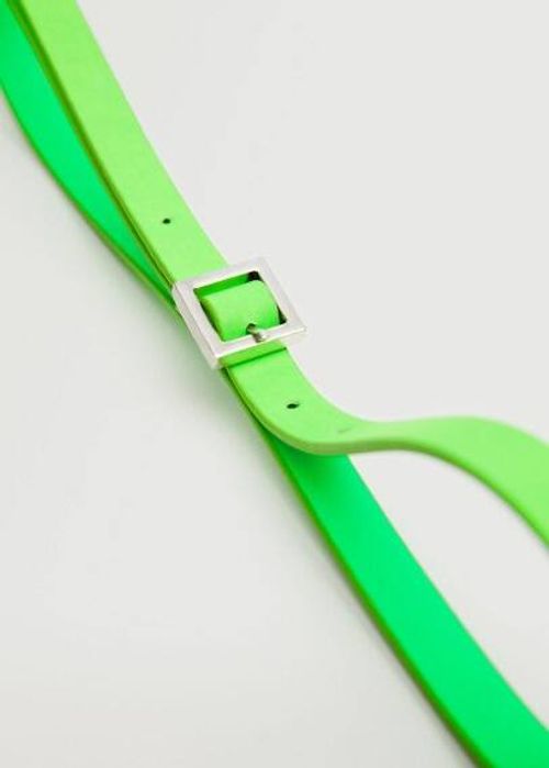 Fluor buckle belt green -...