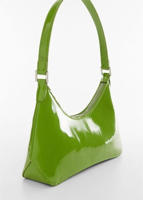 Oval short handle bag - Woman  MANGO OUTLET United Kingdom