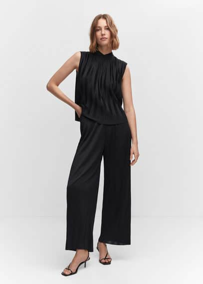 PLEATED TROUSERS - Black | ZARA United Kingdom