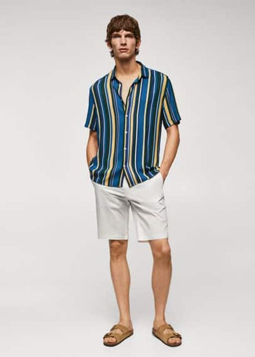 Short sleeve striped shirt...