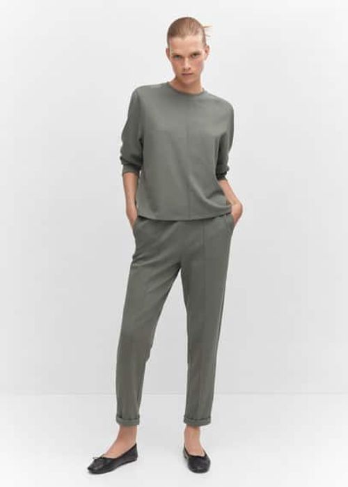 Jogger seams pants grey -...