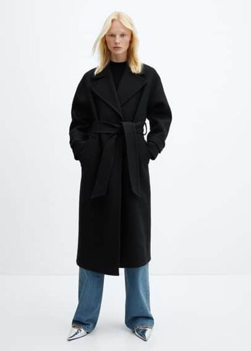 Maxi lapel Manteco wool coat...