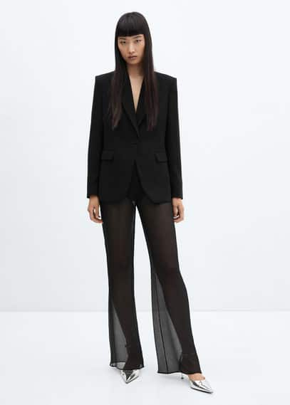 Buy Mango Lote Trousers - Black At 20% Off | Editorialist