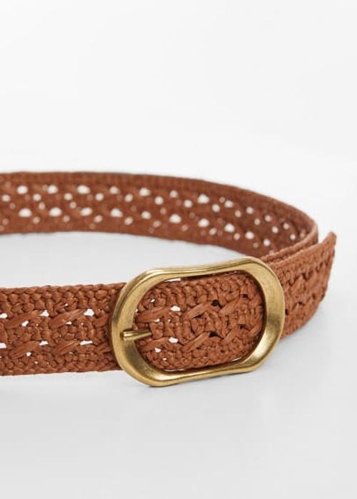 Crochet belt with buckle...