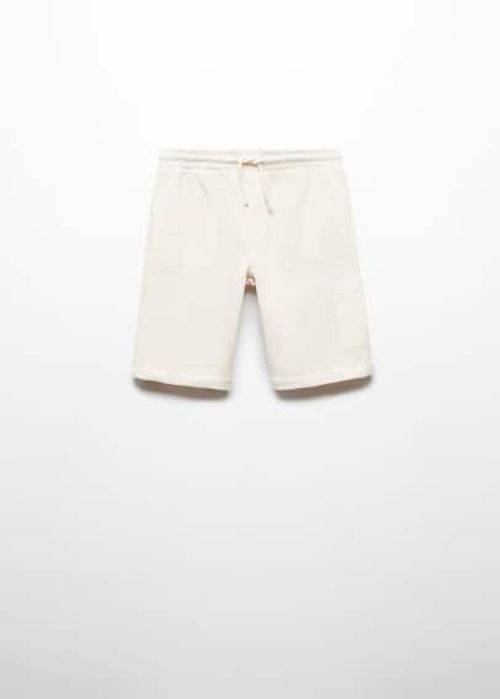 Cotton shorts with elastic...