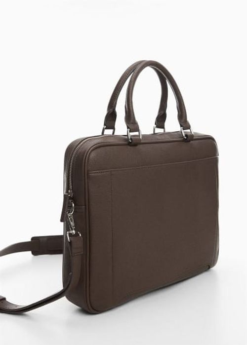 Leather-effect briefcase...