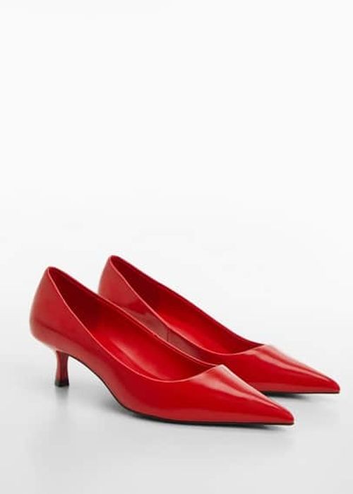 Kitten heel shoes red - Woman...