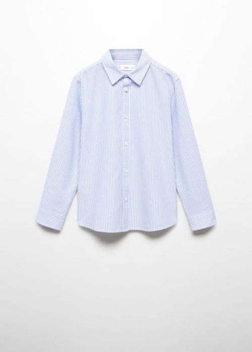 Striped Oxford shirt blue -...