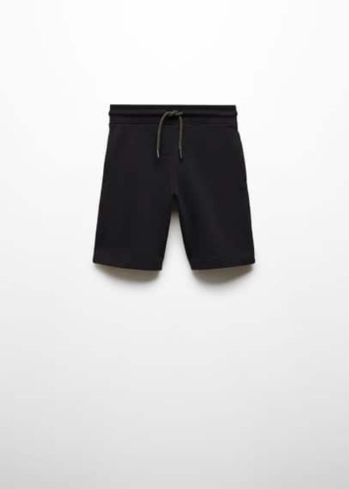 Cotton shorts with elastic...