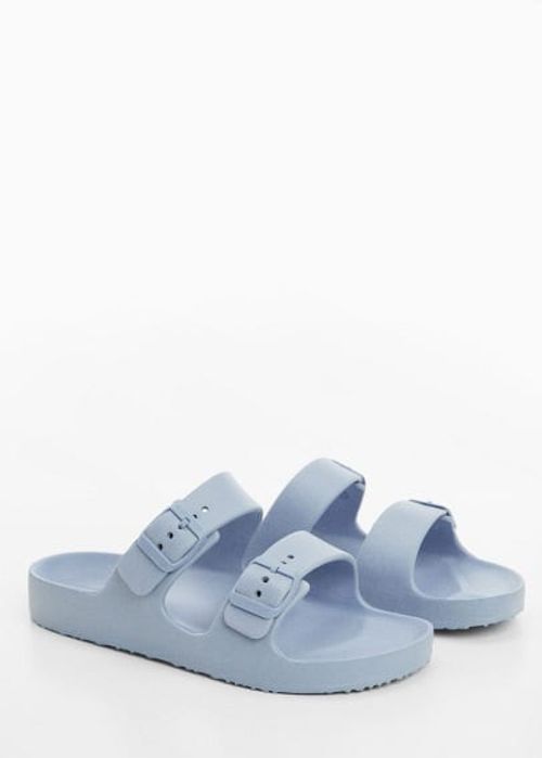 Flip flops buckles china blue...