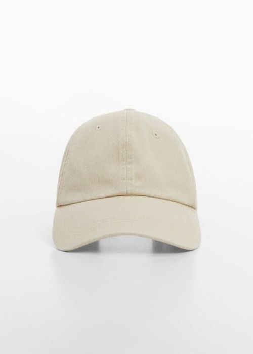 Adjustable basic cap beige -...