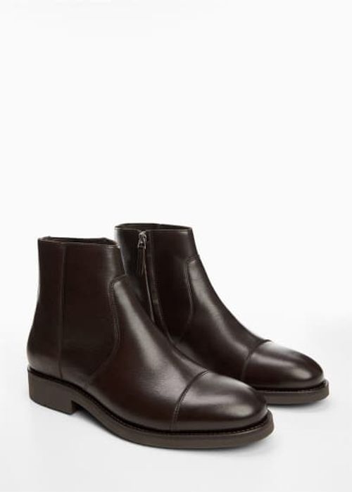 Leather Chelsea ankle boots...