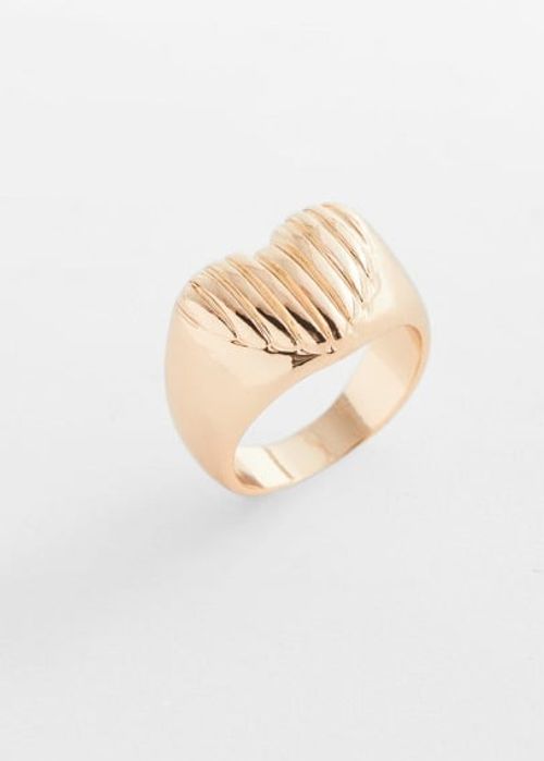 Heart ring gold - Woman - L -...