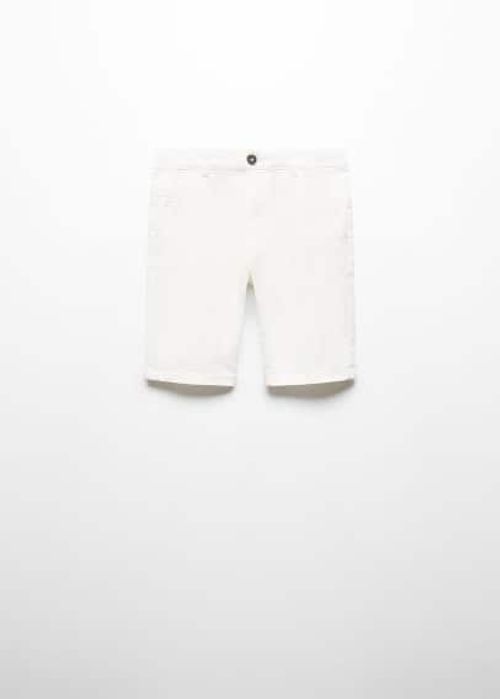 Slim fit chino cotton Bermuda...