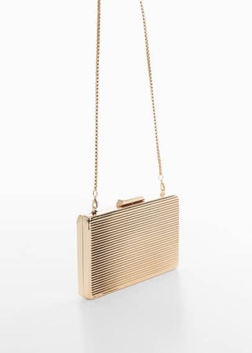 Metallic clutch bag gold -...