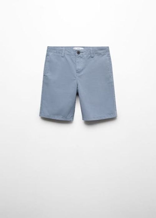 Slim fit chino cotton Bermuda...