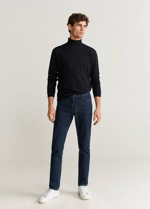 Turtleneck cotton T-shirt