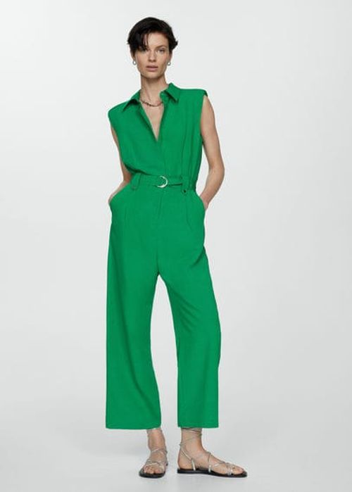 Jumpsuit with belt clips...