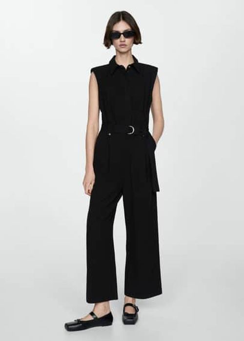 Jumpsuit with belt clips...