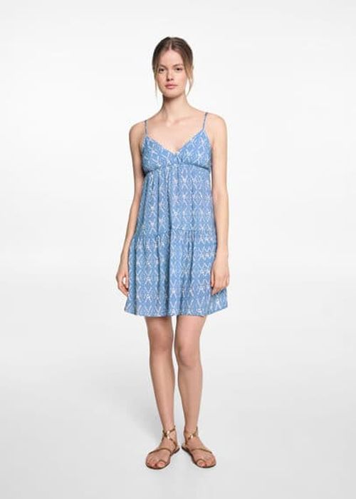 Ruffled printed dress china...