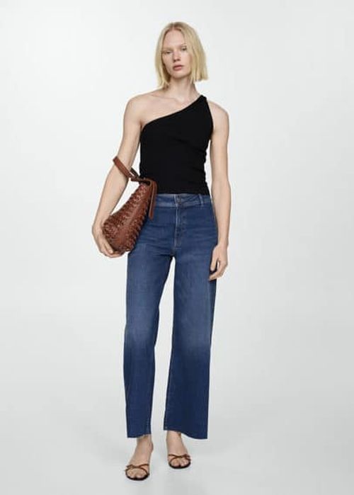 Jeans culotte high waist dark...