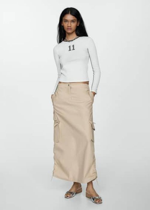 Parachute skirt with cargo...