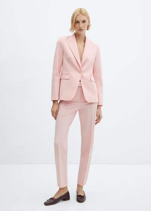 Fitted suit jacket pastel...