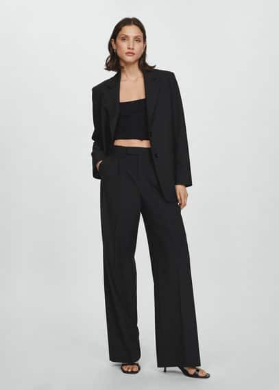 ZARA NEW WOMAN SS24 ZW COLLECTION FLOWING TROUSERS WITH SIDE ZIP  REF:2927/188 | eBay